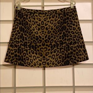 Cheetah print skirt
